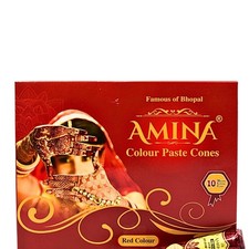 Indian Traditional Amina Mehandi Paste Tattoo Cone Red Color For Women z234