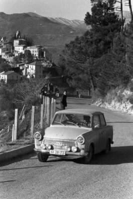 Hans Ullmann Werner Lange Trabant 1968 Rally Car Motor Racing Old Photo 1