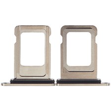 Single Sim Card Tray For iPhone 15 Pro / 15 Pro Max Natural Titanium 
