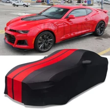 For Chevrolet Camaro ZL1 Car Cover Satin Stretch Scratch Dust Resistant Indoor