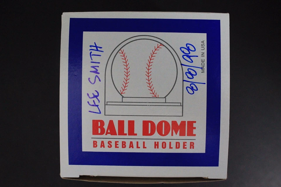 Lee Smith Cubs Red Sox HOF All Star Autographed ONL Signed Baseball JSA B3 - Image 4 of 4