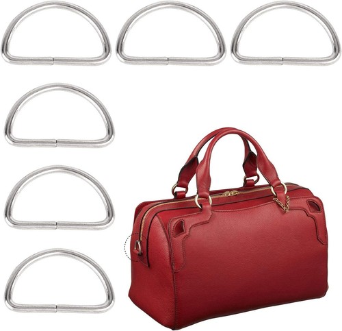 150 Pieces Metal D Rings 1 Inch Non Welded Nickel Hardware Bags 1 inch(25mm) - Picture 3 of 7