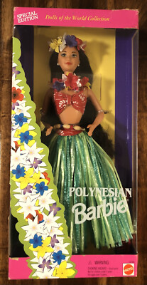 1994 Dolls of the World Polynesian Barbie #12700 New in Box