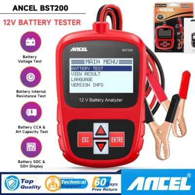 ANCEL BST200 Car Battery Load Tester 12V 100-1100 CCA Automotive Bad Cell Test