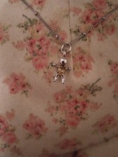 Yellow Child Charm Necklace Birthstone Person Babies Jewelry