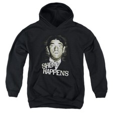 Three Stooges Kids Hoodie Shemp Happens Black Hoody