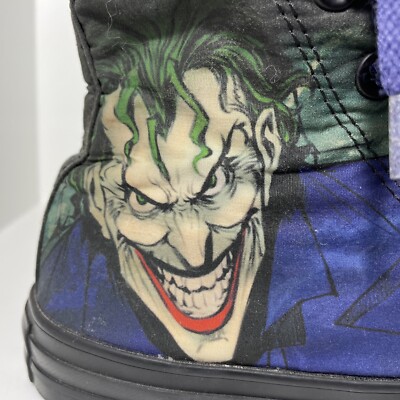 CONVERSE x DC COMICS THE JOKER Black ALL-STAR HI-TOP SHOES