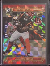 2022 Panini Donruss Football Jamarr Chase Action All-Pros Checkerboard #AP-10