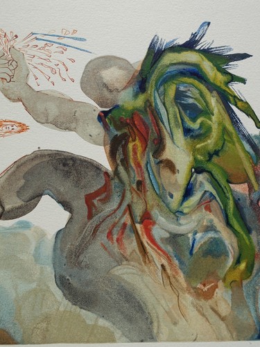 Salvador DALI: ENFER 31, Original Holzschnitt, Göttliche Komödie, 1960 - Bild 4 von 9