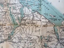 Belknap County New Hampshire Lake Winnipesaukee Laconia 1902 Walker map