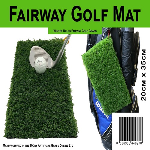 Winter Rules Golf Fairway Chipping Mat Protect Your Course Spring Clip