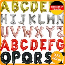 XXL FOLIENBALLONS BUCHSTABEN - Geburtstag Deko Luftballons Helium Luftballons