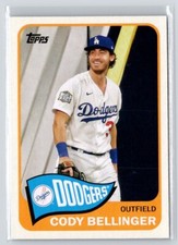 2021 Topps 1965 Redux #T65-27 Cody Bellinger Baseball Card Los Angeles Dodgers