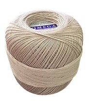 NOS 22 Skein Omega 30 100  Crochet Cotton 30 g Ea Color 1332 Beige