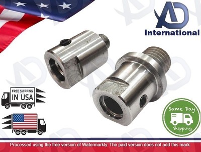 Lathe Spindle Adapter to fit 5/8'' plain Shopsmith spindle To Threaded Chucks-USA