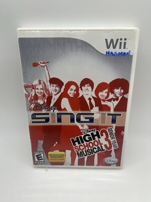 Disney Sing It High School Musical 3 Senior Year (Nintendo Wii) Complete CIB 