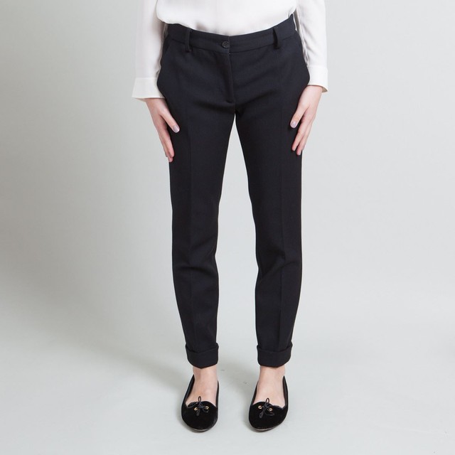 Moschino Cuffed Black Pants - Size 6 | eBay