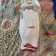 Supreme FW20 Rubberized Gloves 100 Authentic WINTER 2020 White New Unsealed