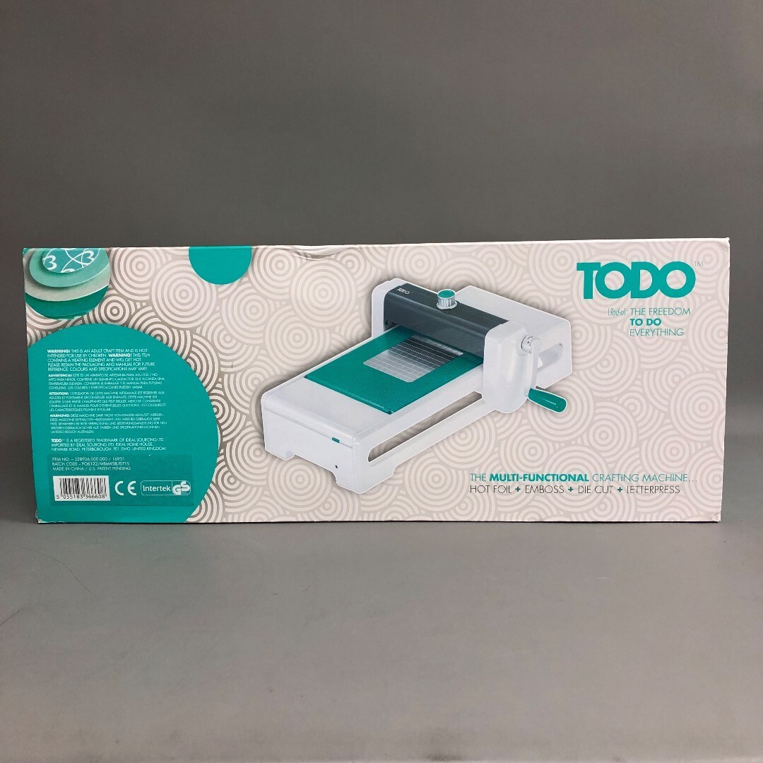 Todo Multifunction Crafting Machine Hot foil Emboss Die cut Letterpress