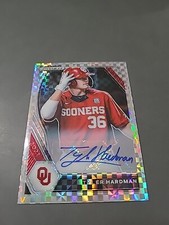 2021 Prizm Draft Pick Tyler Hardman Power Plaid Prizm Autograph #14/17 SSP 