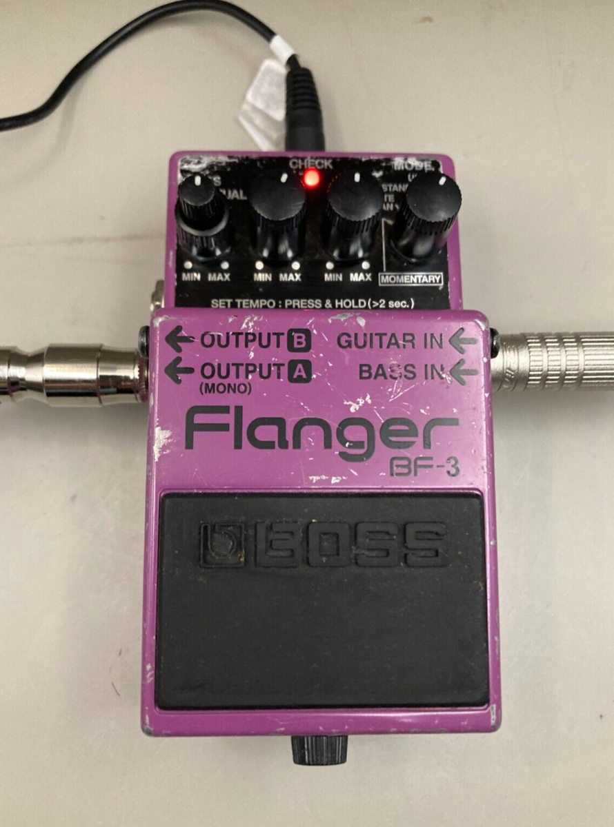 BOSS BF-3 Flanger Guitar Effect Pedal Tested Working from