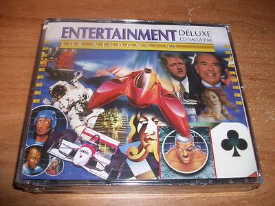The 1997 Grolier Multimedia Encyclopedia Entertainment Deluxe CD Pak WIN 95 NEW