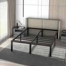 Full bed metal frame sturdy noise free strong bearing capacity bed frame durable