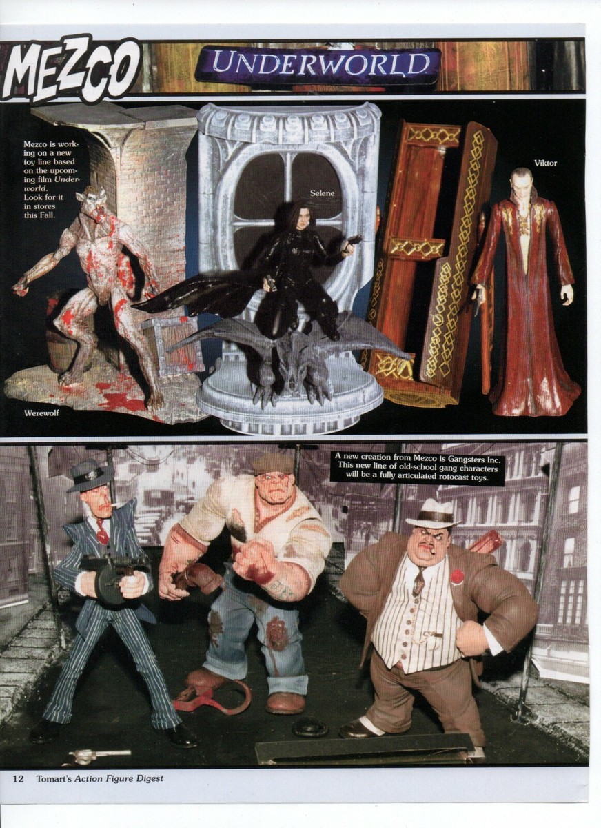 Mezco Underworld & Gangster Action Figures - Vintage 2003 Toys