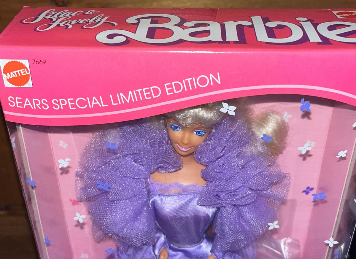 1987 Sears Special Limited Edition Lilac & Lovely Barbie Doll