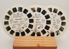 The A-Team Vintage 1983 View Master Reel Set of 3 Number 4045