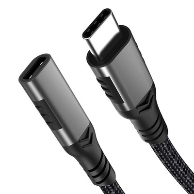 Female 10Gbps Type-C Extension Cable USB 3.2 Gen 2 Fast Charging Cable PD 100W