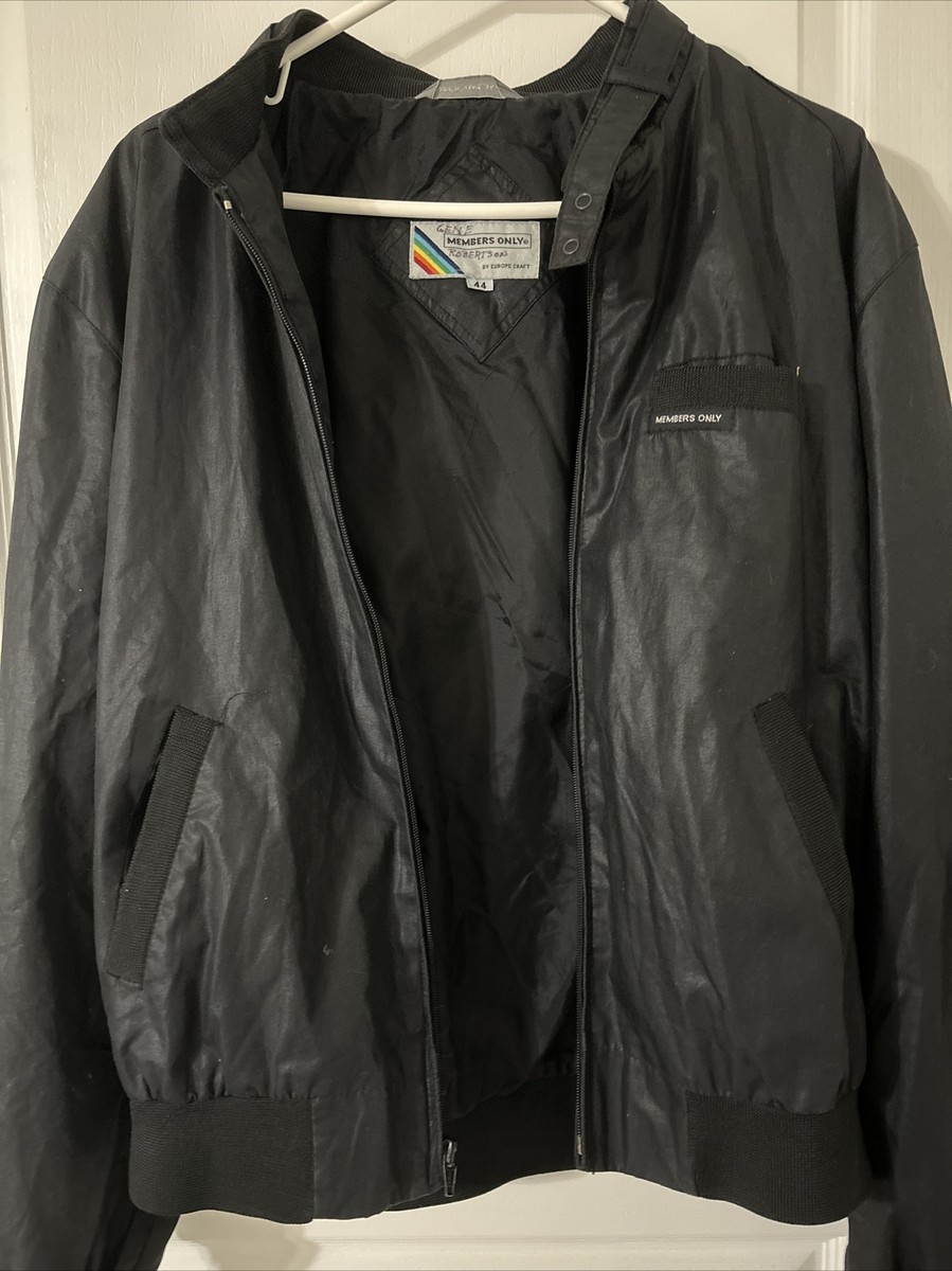 Vintage 80s Members Only Jacket by Europe Craft Mens Size 44