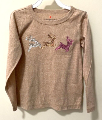New With Tags Crewcuts Holiday Top Girl's Size XS / 4-5