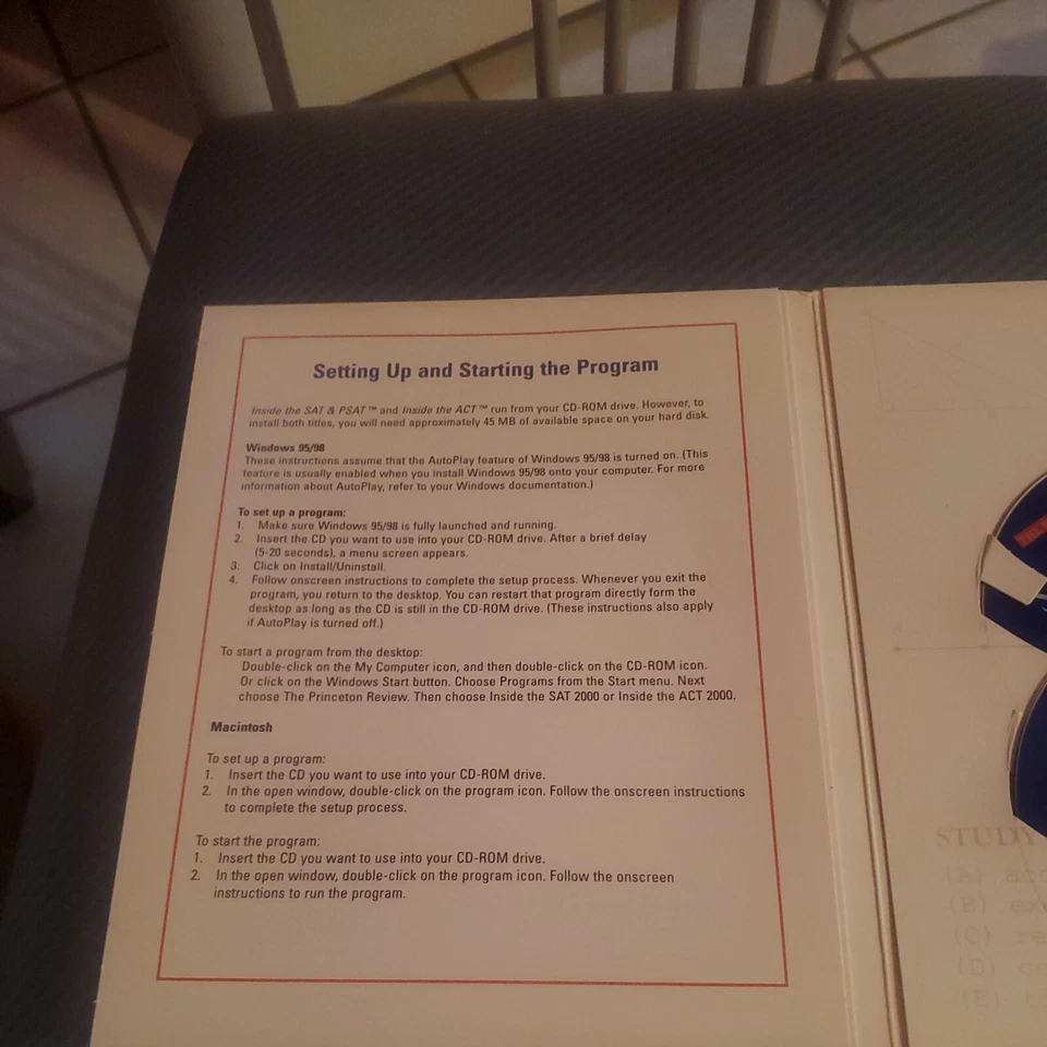 The Princeton Review: Inside the ACT SAT & PSAT Deluxe [CD-ROM] 2000 Edition #4 - Image 2 of 4