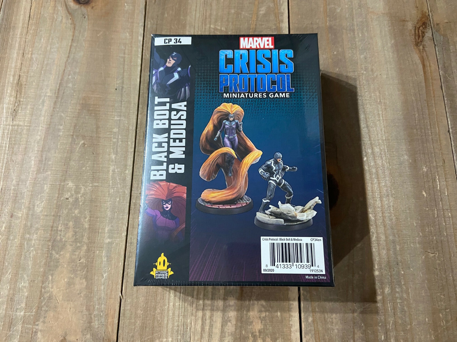 Marvel Crisis Protocol - Black Bolt & Medusa - English Ed. ATOMIC MASS GAMES