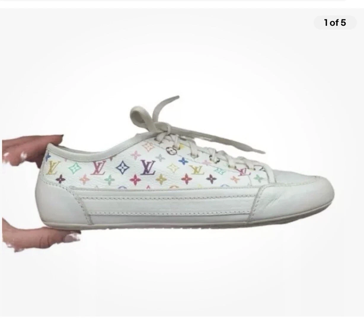 LOUIS VUITTON TRAINER Sneakers Louis Vuitton autentiche con stampa logo