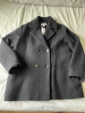 The White Company Wool-rich Double Breasted Coat Uk16