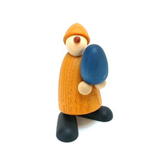 Björn Köhler Gratulant Julius mit Osterei gelb - Erzgebirge Rarität NEU & OVP