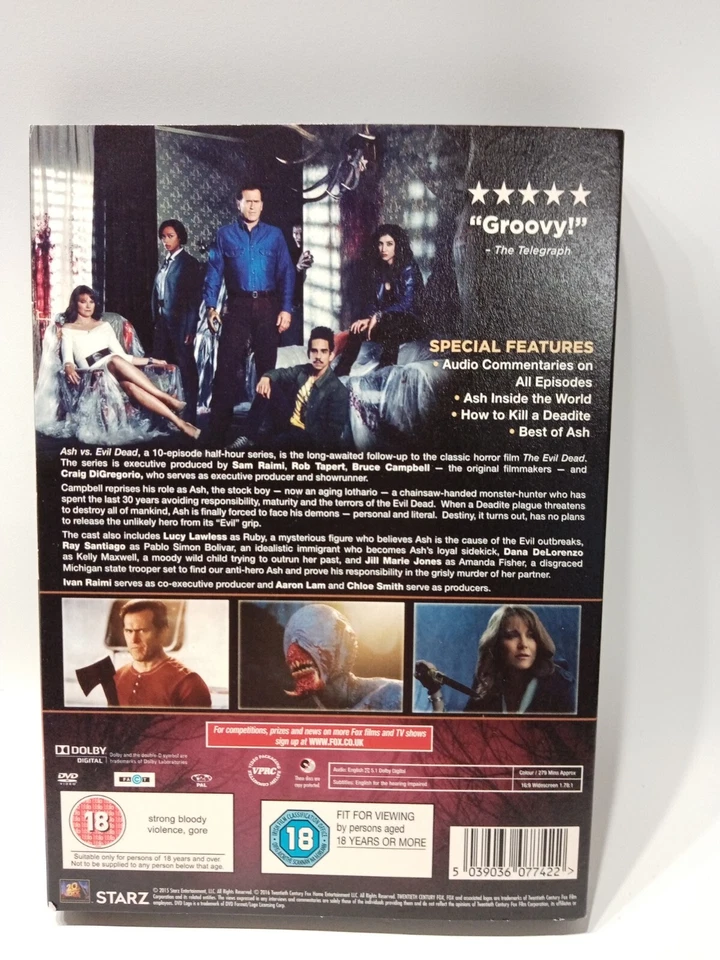 Ash Vs The Evil Dead The Complete First Season DVD 2016 2 Discs - Image 3 of 4