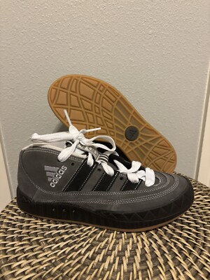 Size 8.5 - Adidas Adimatic Mid YNuk Men's Grey-Black-White,  IE2174 NEW