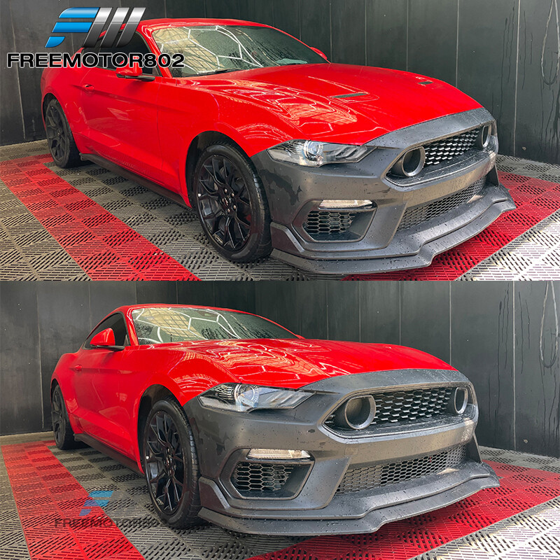 Fits 18-23 Mustang Mach 1 Style Front Bumper Replacement w