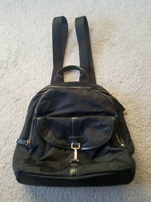 calvin klein drawstring leather backpack Calvin Klein Women's Bucket Backpack Black Drawstring Adjustable Strap  Pockets