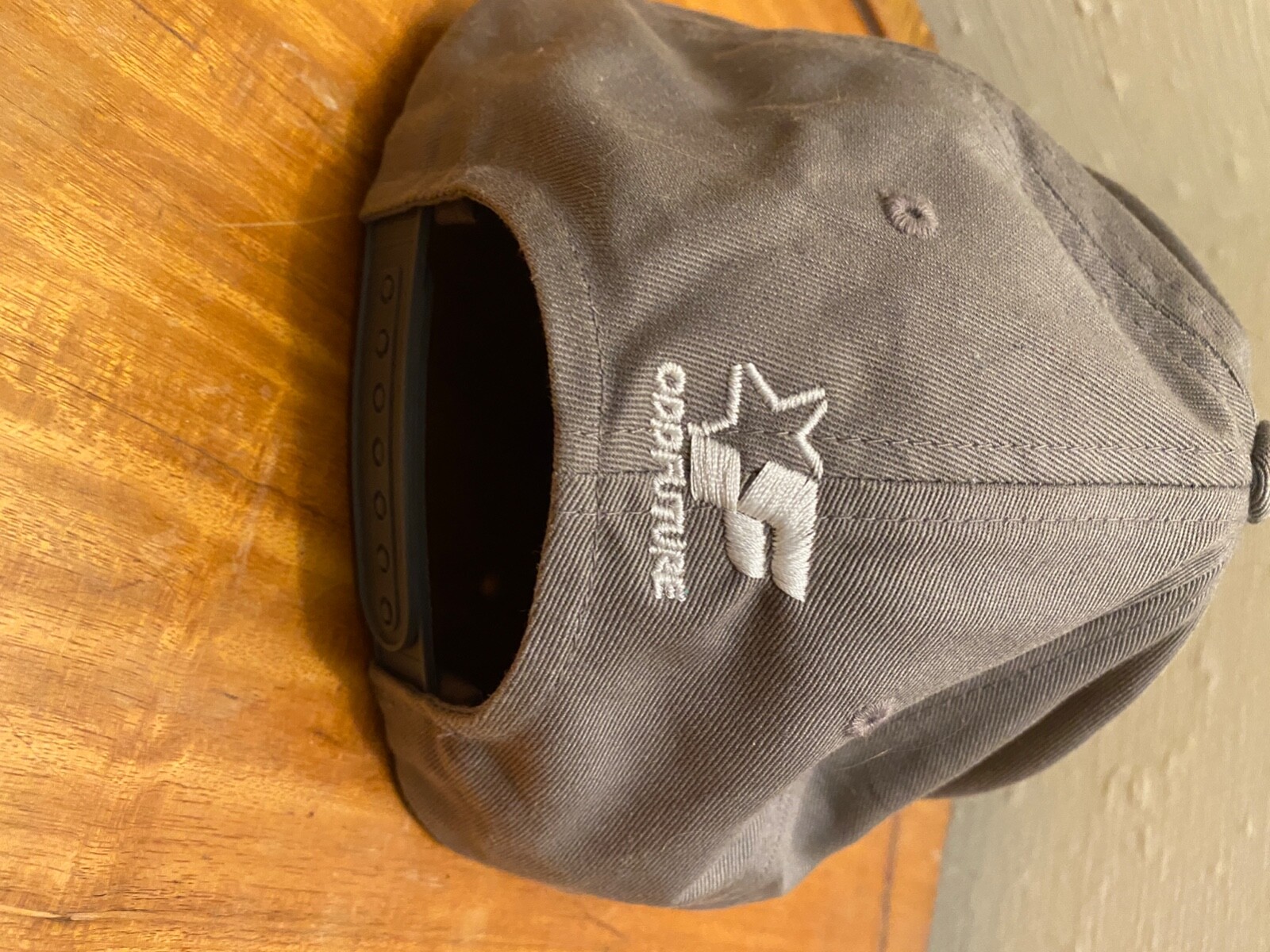 Autographed Golf Wang Boxcutter Snapback in grey image 3