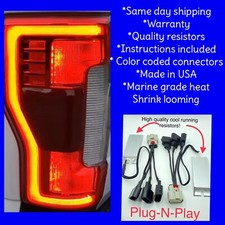 2019 Ford F250 Taillight Conversion Harness Adapter   Halogen NONBLIS To LED PNP