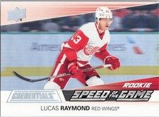2021-22 Credentials - Speed of the Game Rookies #SGR1 Lucas Raymond (RC)