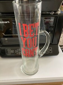 Vintage Huge Oversized 13” I Bet You Can't Drinking Game Party Beer Mug 48 oz