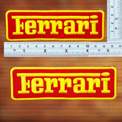 Ferrari Racing Logo Embroideded Patch Motorsport Tuning Biker Racing ...