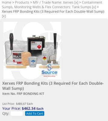 Xerxes FRP Bonding Kit