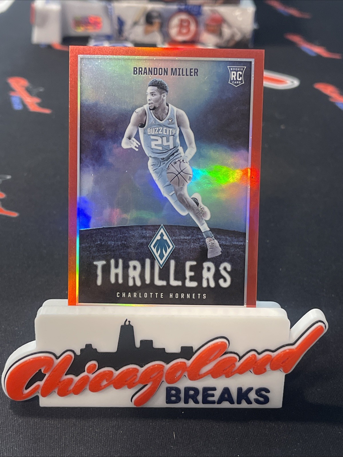2023-24 Panini Phoenix Brandon Miller RC Rookie Thrillers Red #/125 #8 AD