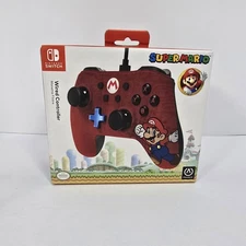 PowerA Wired Mario Swirch Controller NEW Factory Sealed (small box defect)